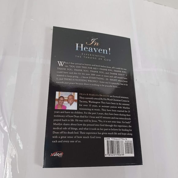 In Heaven -Experiencing The Throne Of God -Paperback -Testimony Of Dean Braxton - Picture 2 of 8